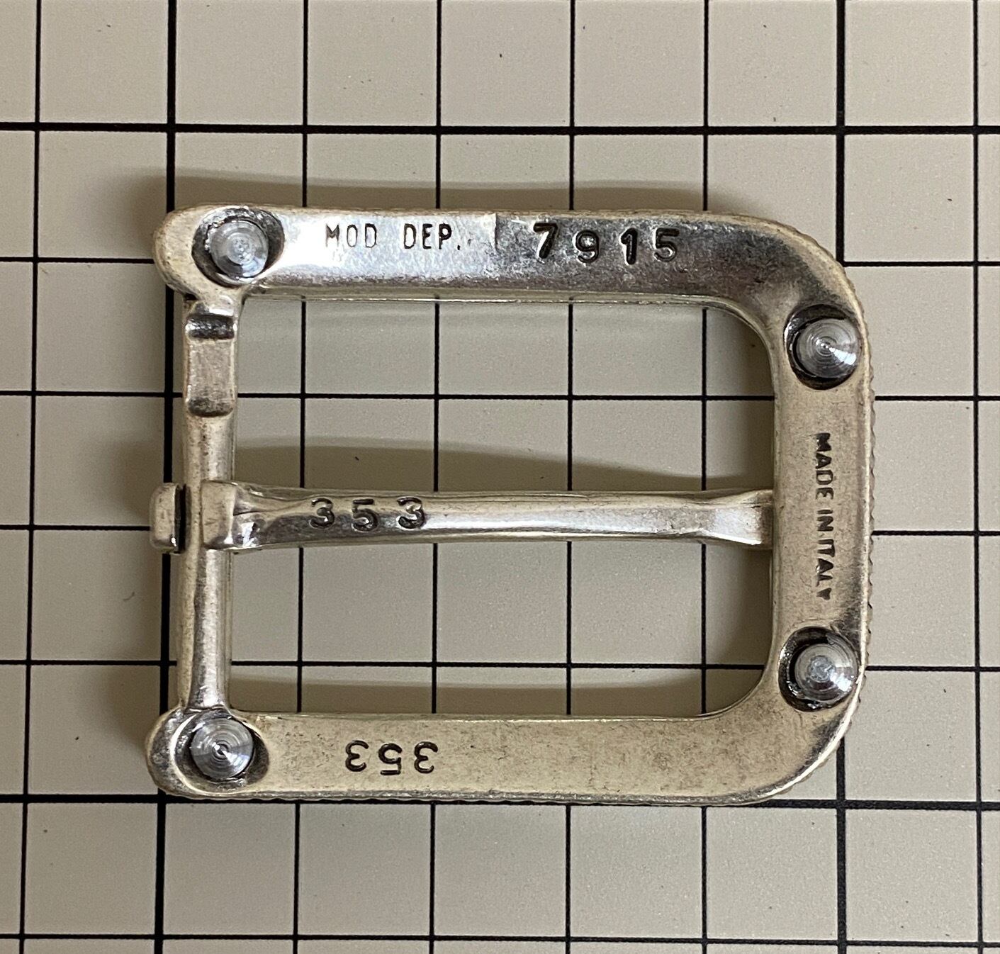 イタリア輸入金具 バックル③ 30mm | （有）高橋商店