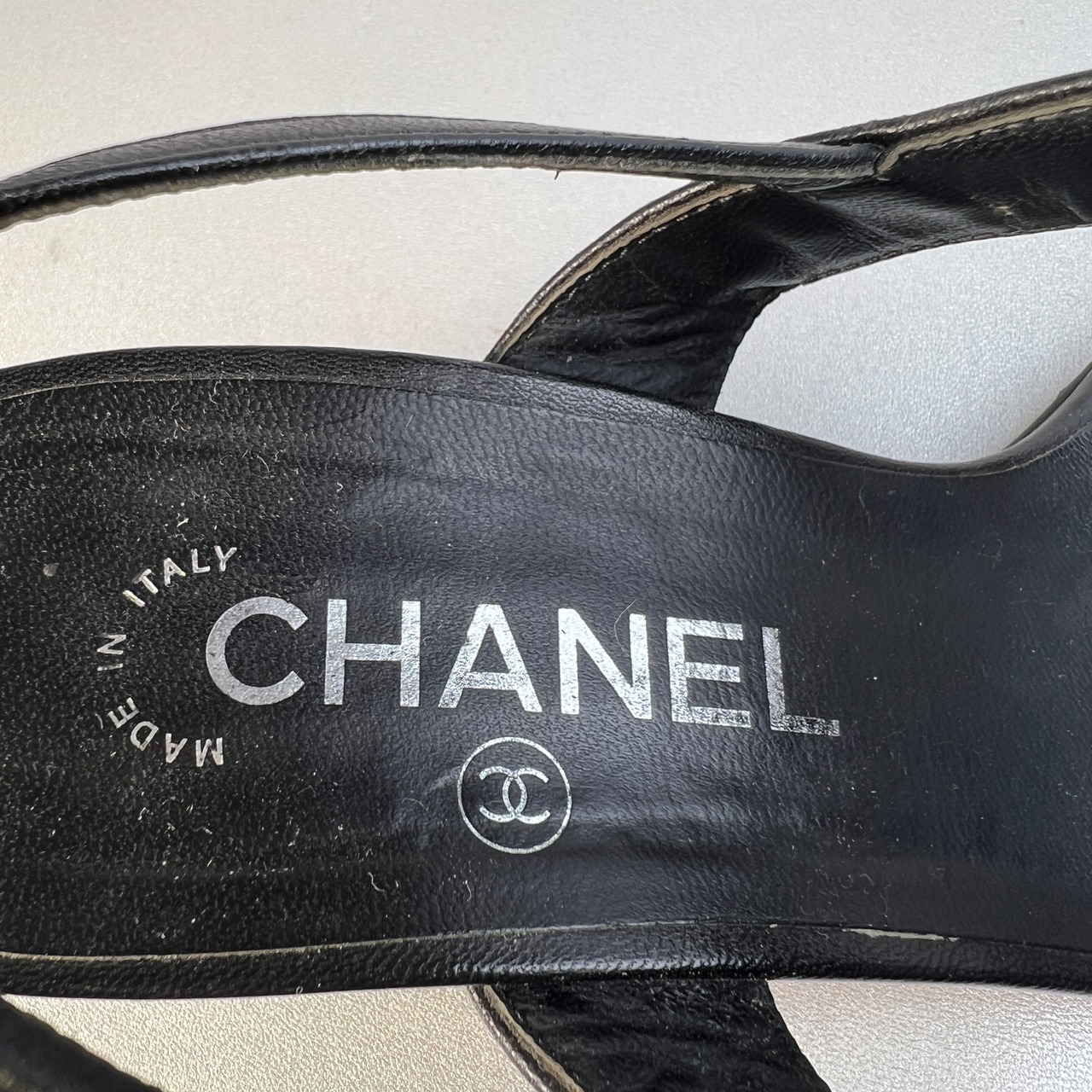 CHANEL シャネル ココマーク サンダル  靴 ブラック A-9326