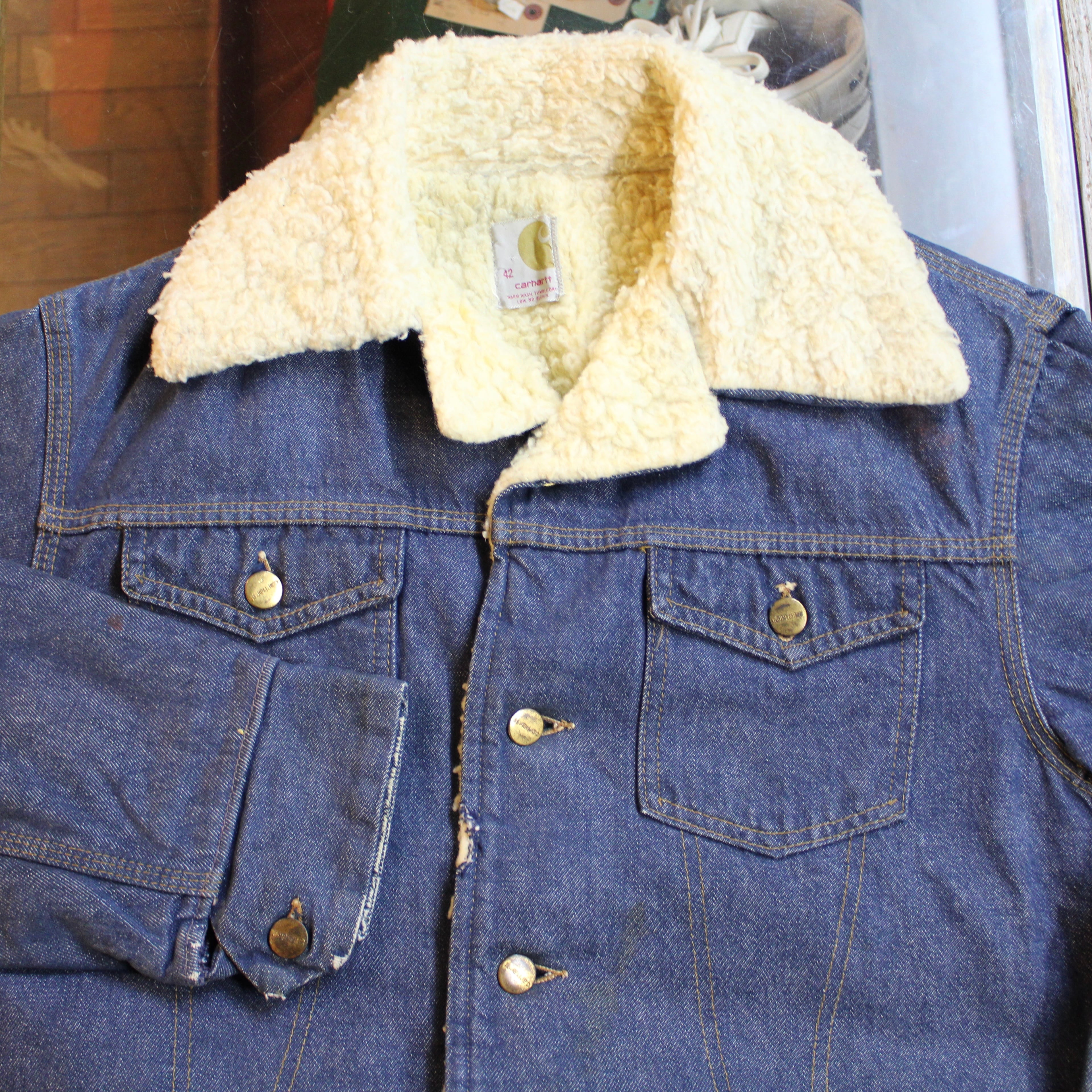 1970-80's CARHARTT / Denim Boa Lined Jacket | TEKITOU CLOTHING