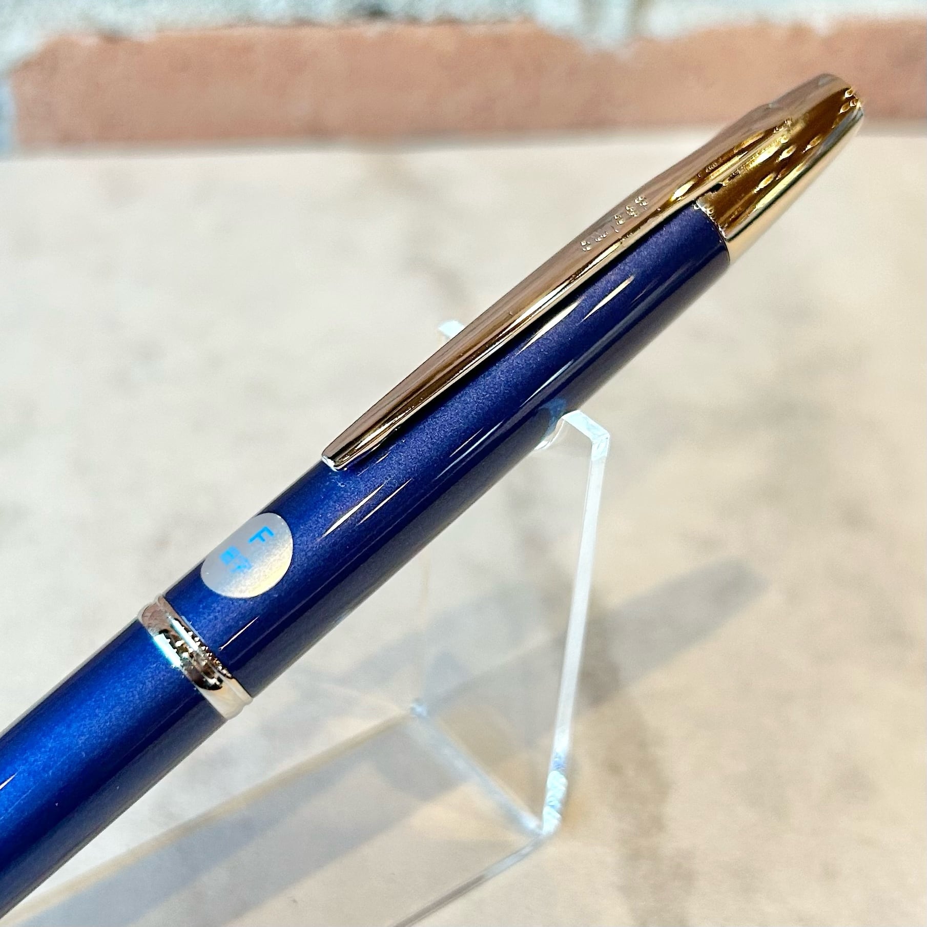 PILOT デシモ キャップレス PILOT 「 キャップレス・デシモ 万年筆（ダークブルーマイカ）」／字幅