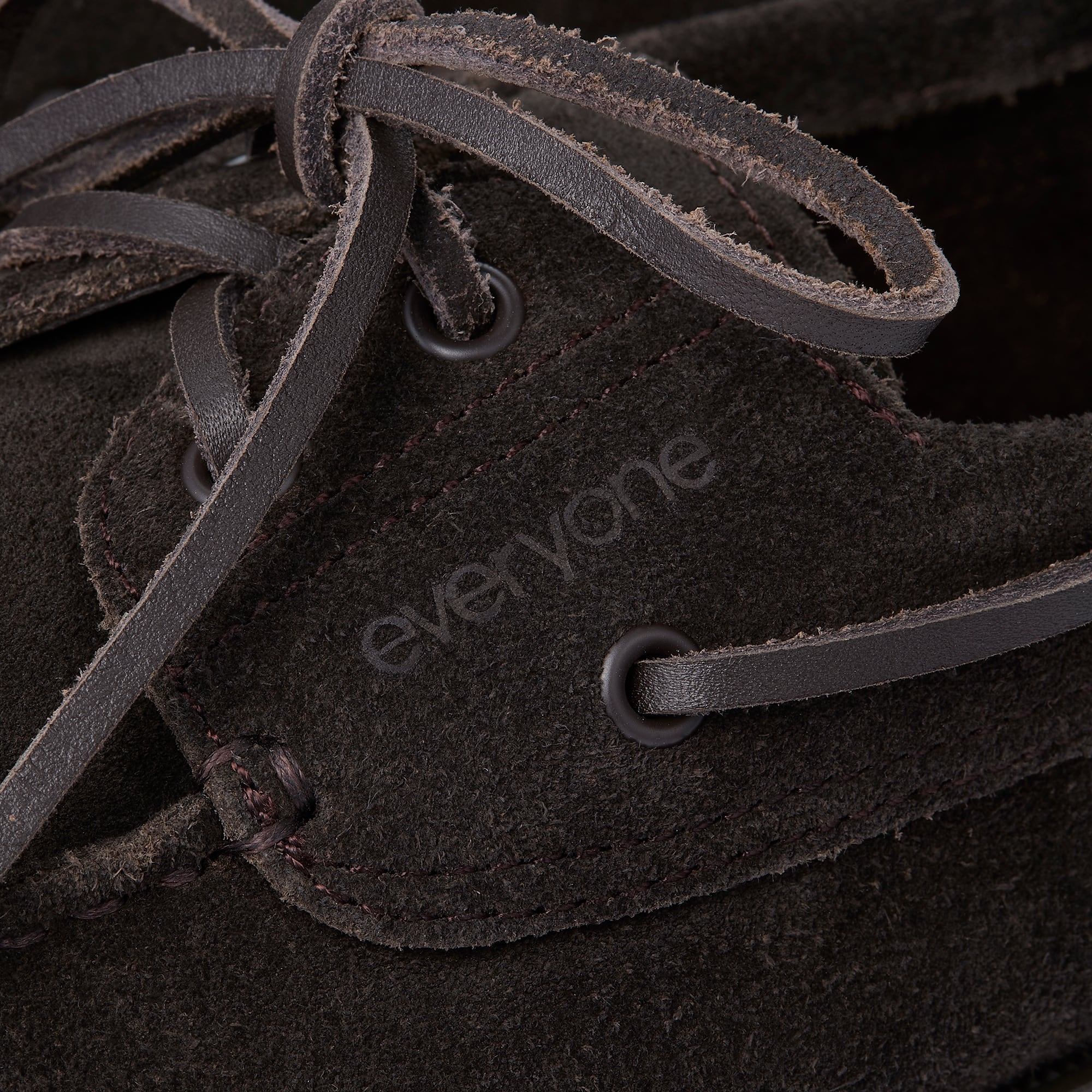 SUICOKE everyone suede deck shoes (D.BROWN) | everyone