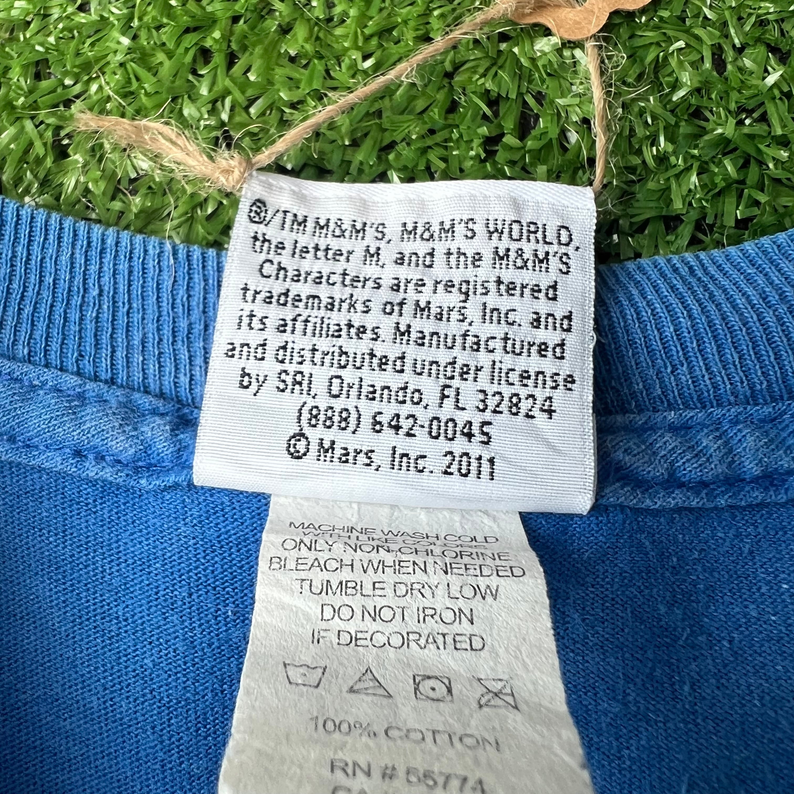 M&M's / エムアンドエムズ / 2011年 / BLUE / Tシャツ | 古着屋