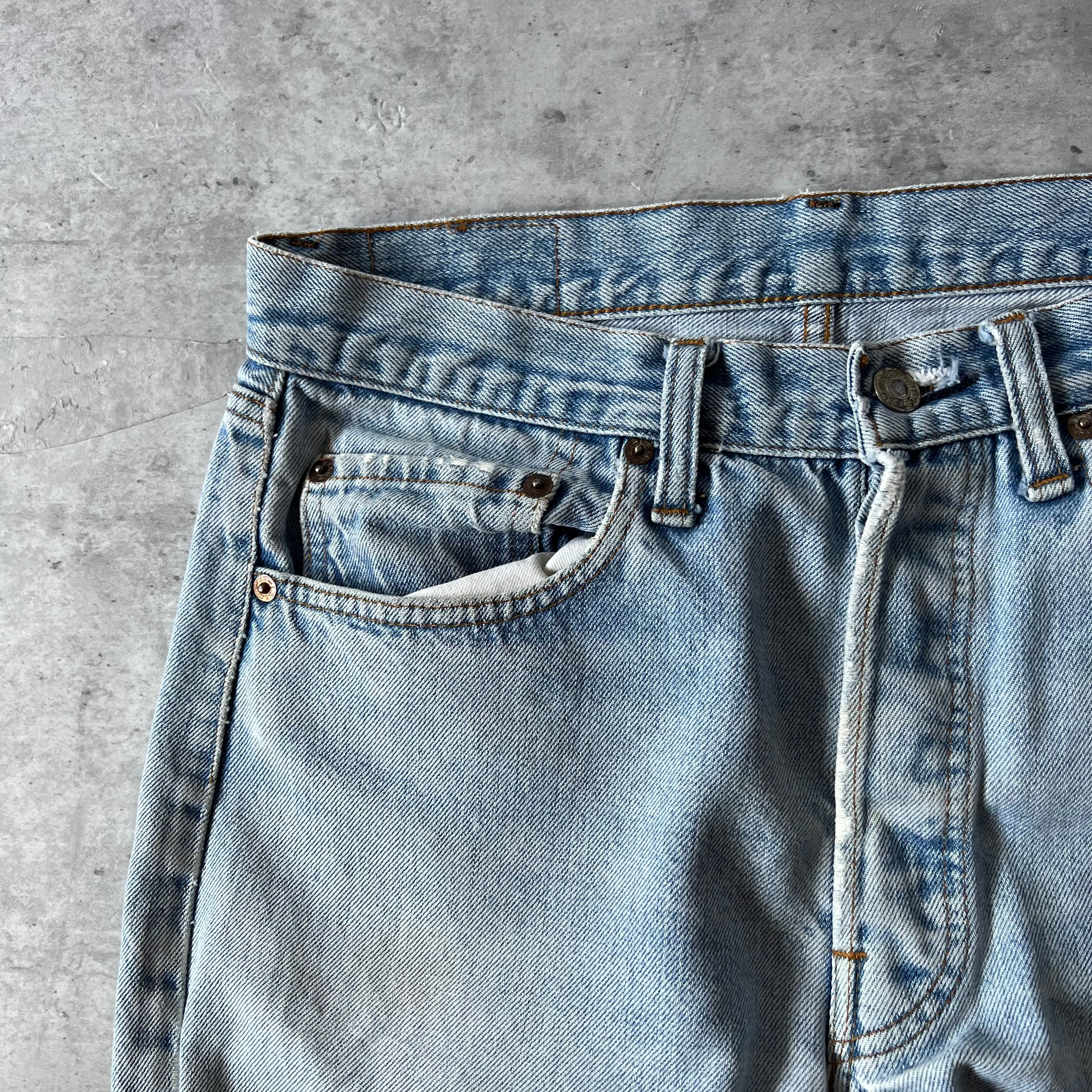 80s “Levi's 501” 赤耳 made in usa denim pants W32 80年代