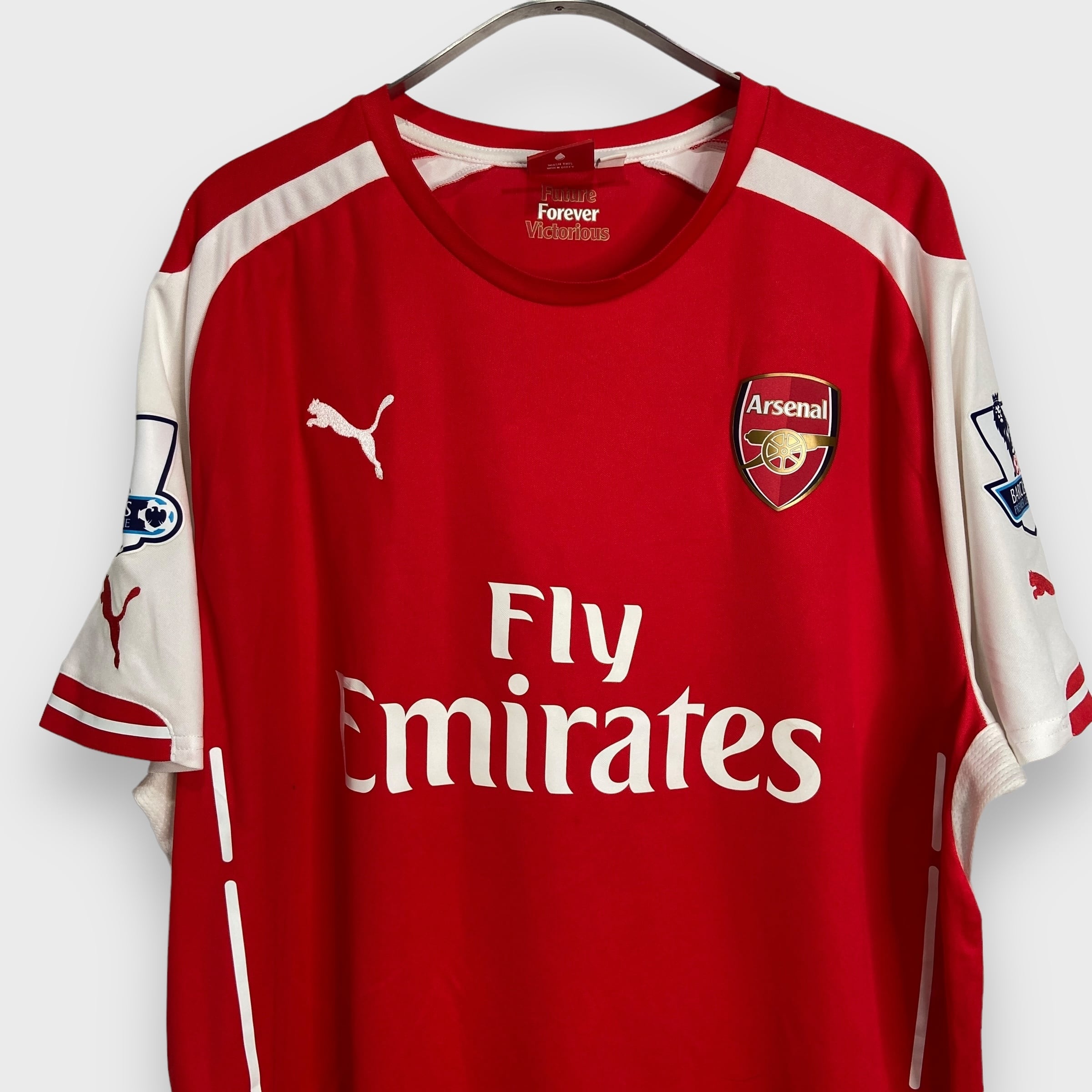 PUMA アーセナル サッカーユニフォーム ゲームシャツ レッド XXL 