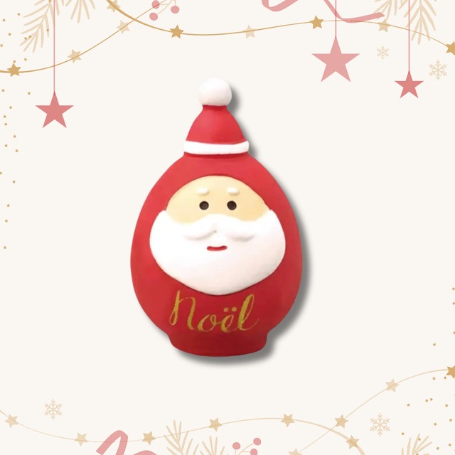 concombre｜コンコンブル｜サンタだるま 猫雑貨 ねこ ネコ クリスマス ディスプレイ 収集癖 コレクション