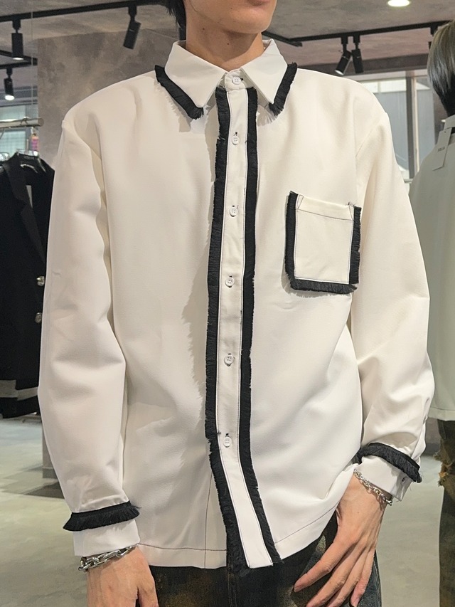 【ALUDE SELECT】design White shirt
