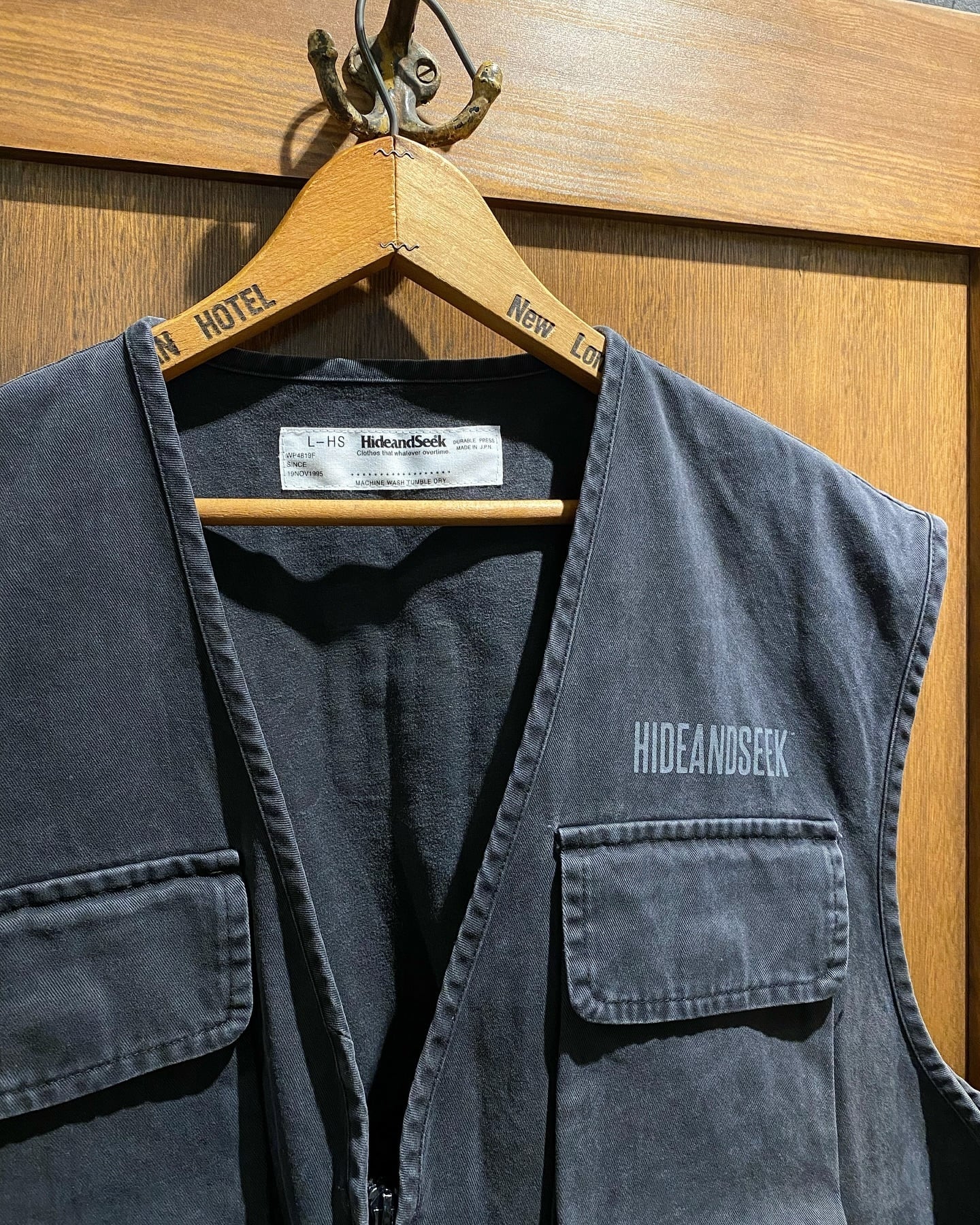 ベスト / HIDEANDSEEK(ハイドアンドシーク) / FISHING VEST(PIGMENT