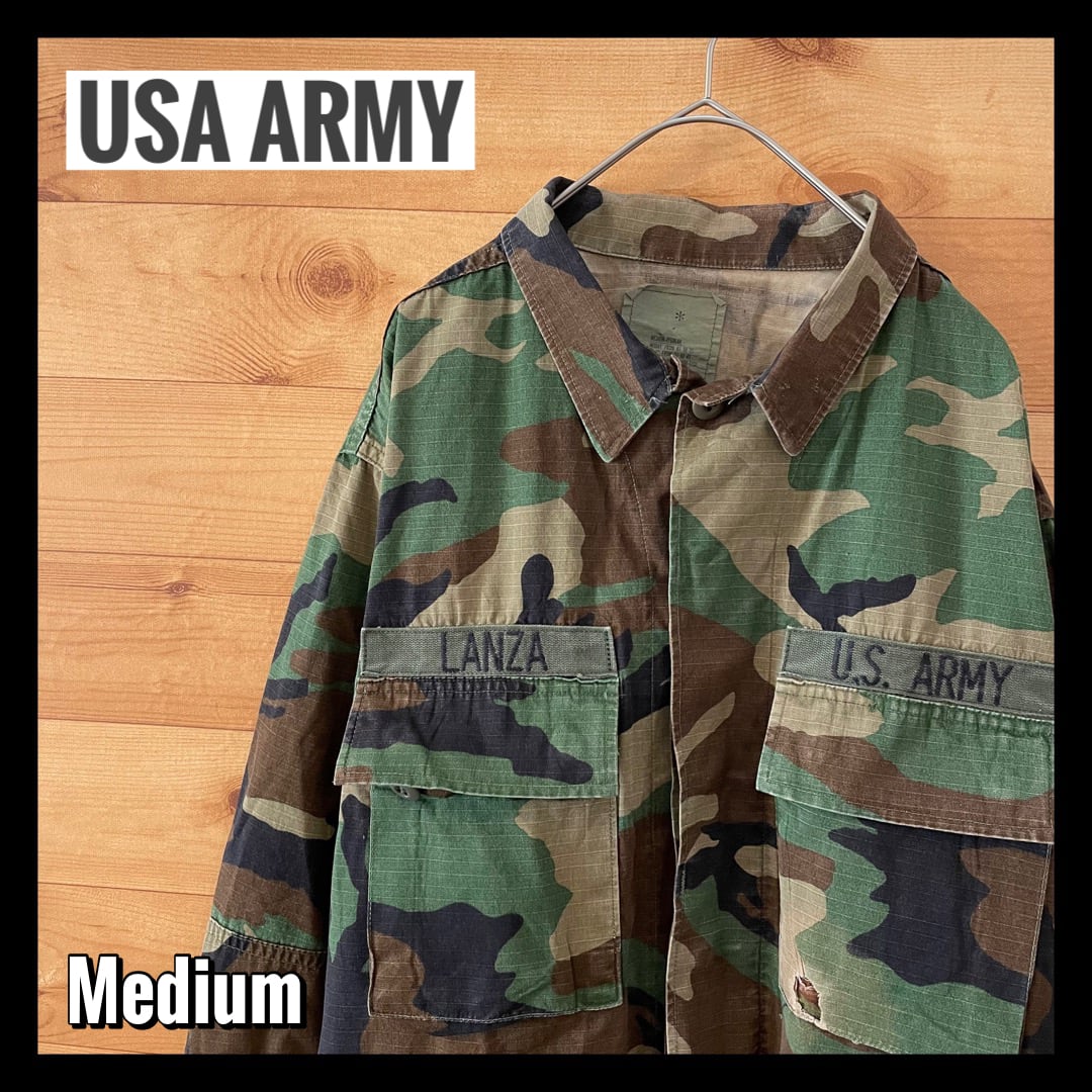 USA古着】米軍実物 ミリタリージャケット BDU jacket 迷彩 カモフラ M ...