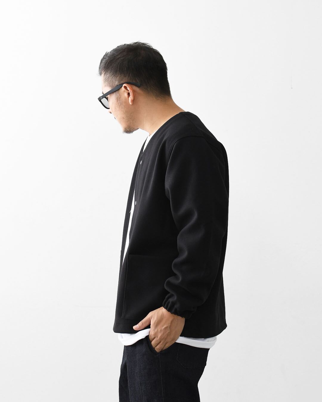 DELICIOUS [デリシャス] Melton Cardigan [DB35131] メルトン