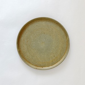【Oostveld Pottery】 flat plate/olive