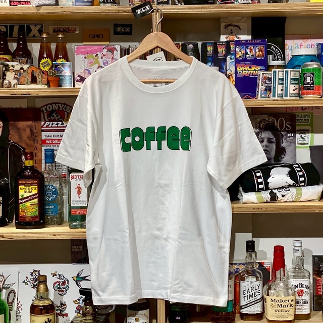 RIVERSIDE BASE coffee T-SHIRTS WHITE