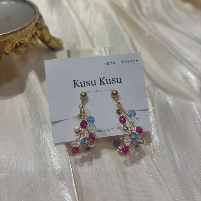 フープ小枝　イヤリング　(A43-1)2