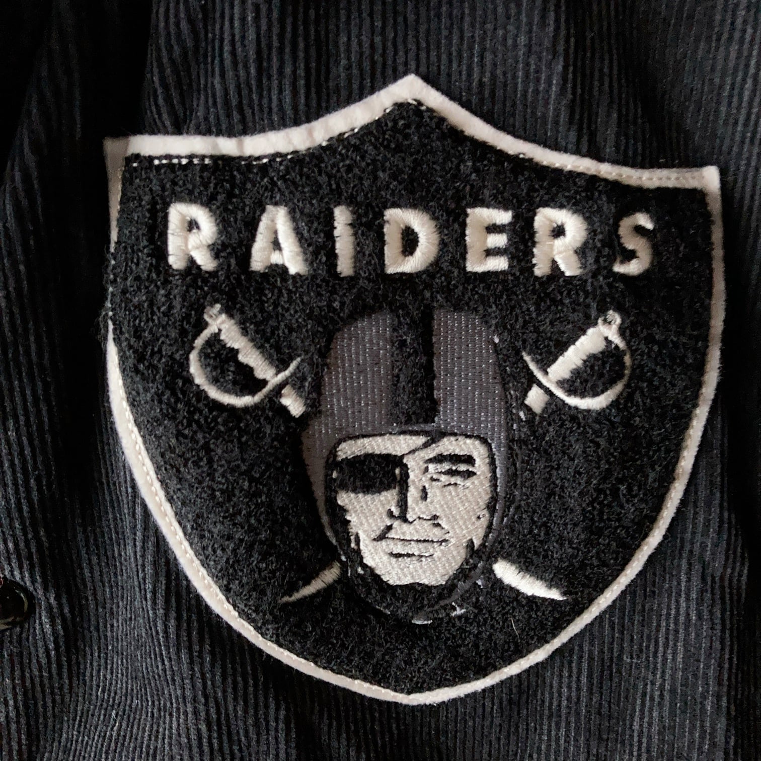 NFL RAIDERS コーデュロイスタジャン ブラック SIZE M【1119A19 NFL RAIDERS コーデュロイスタジャン ブラック SIZE M【1119A19