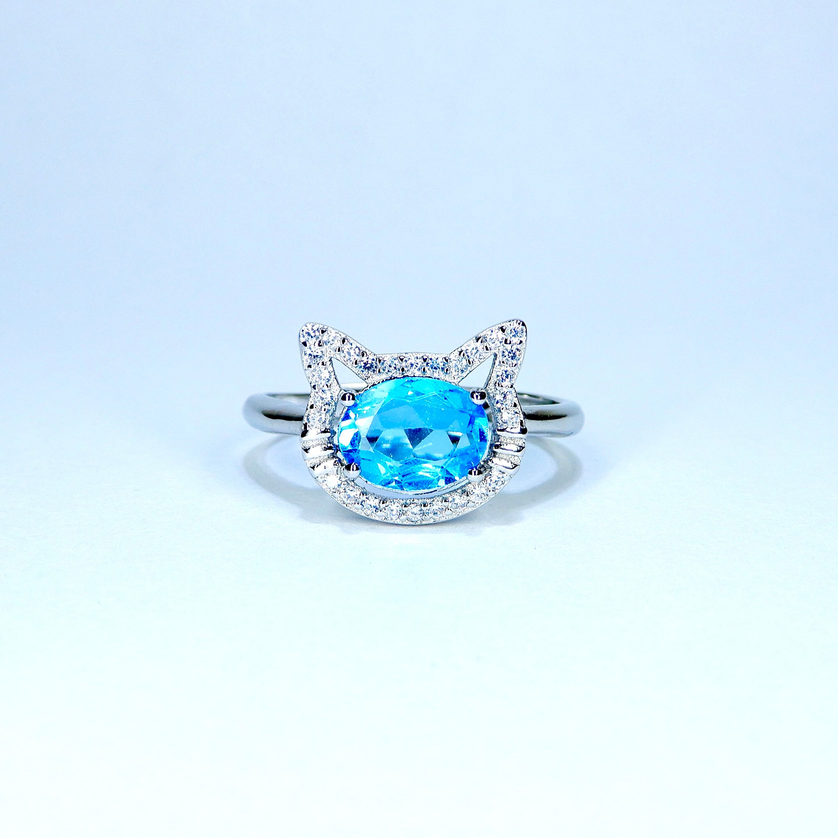 ねこRing♦︎サイズブルートパーズ♦︎