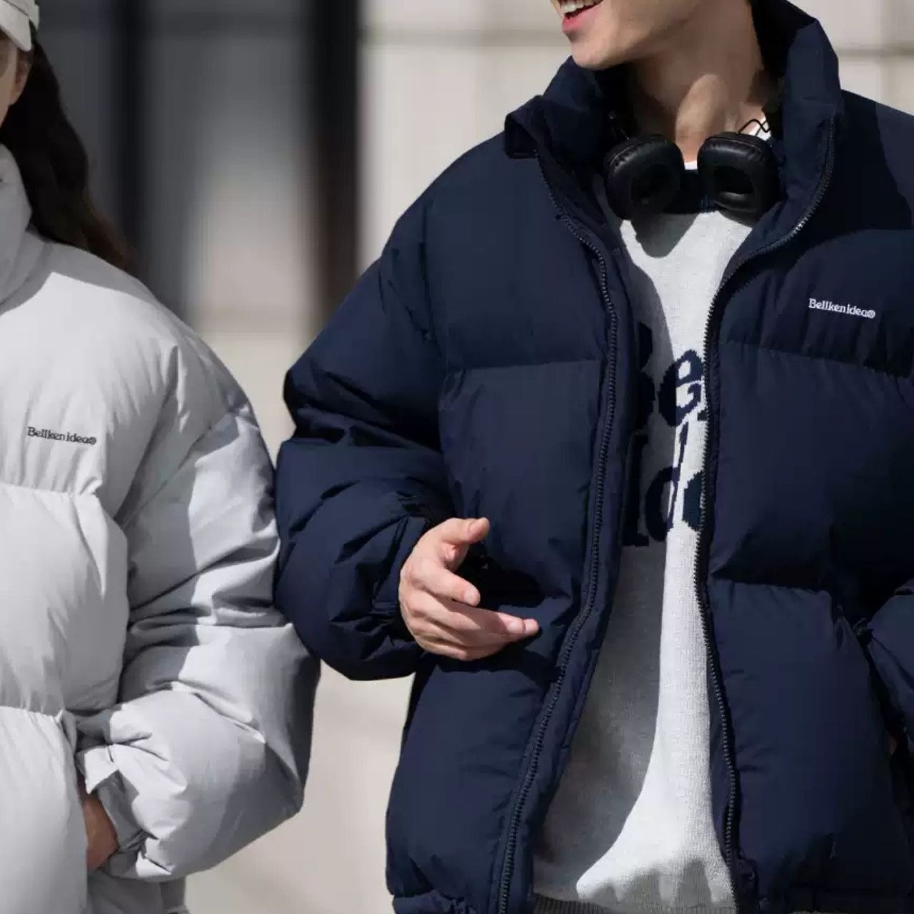 シンプルショートダウンジャケット　1015