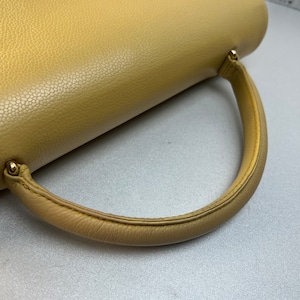 【最終処分SALE】CHANEL シャネル ココマーク ターンロック キャビアスキン ハンドバッグ ベージュ A-12284