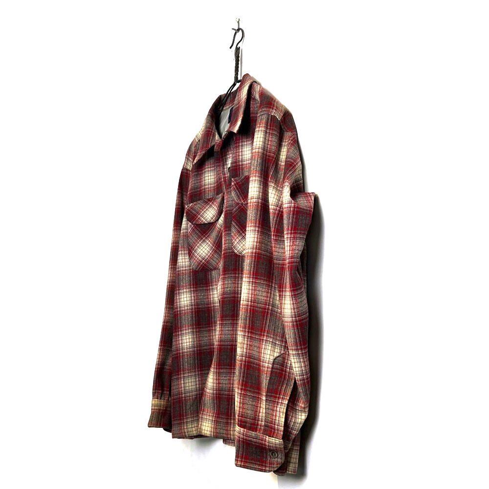PENDLETON Vintage Loop Collar Wool Shirt [1970s-] Vintage Loop