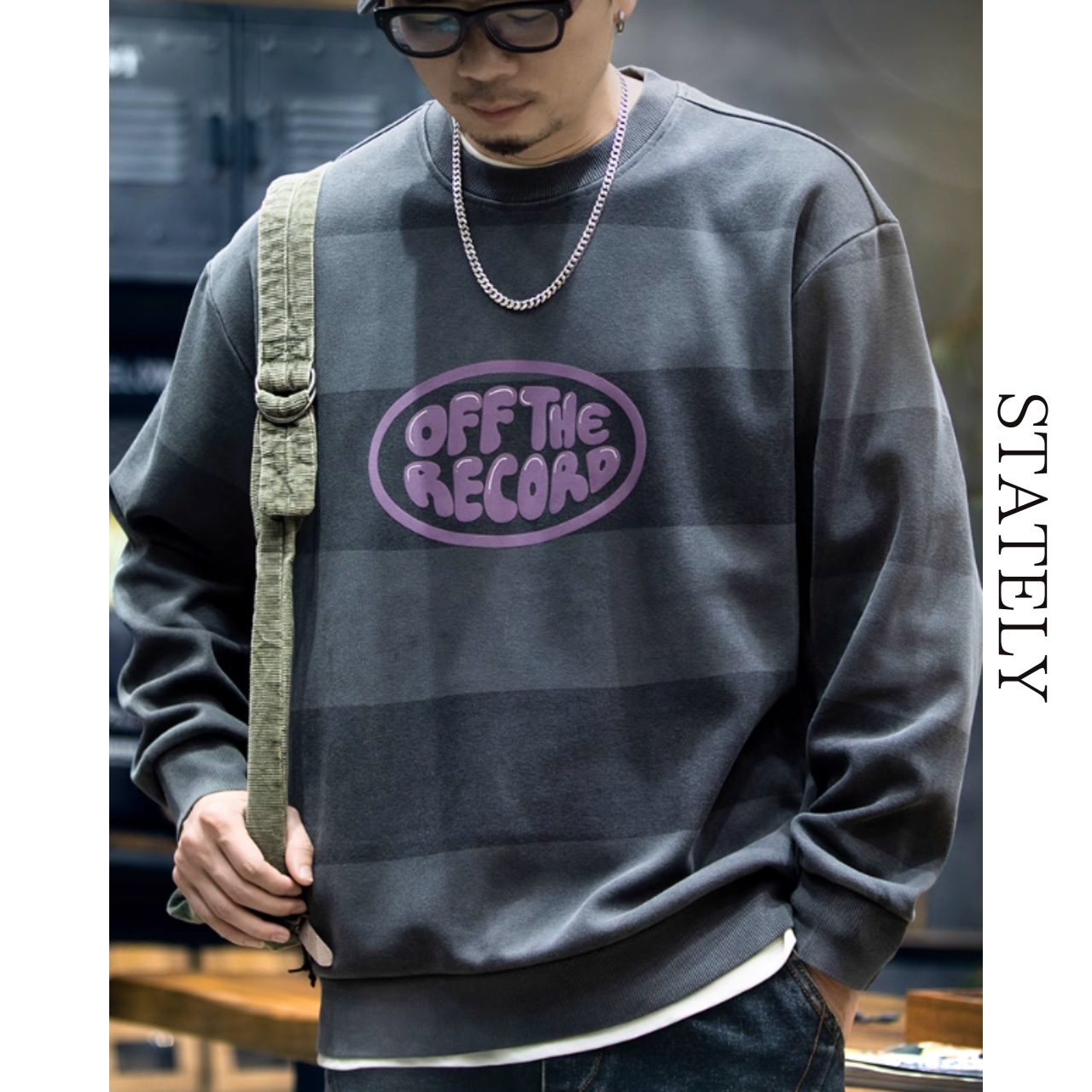 ワイドボーダー バルーンロゴ スウェット/2color_T126・画像5