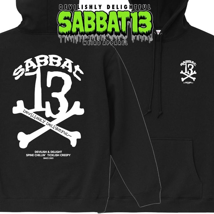 予約品】SABBAT13 サバトサーティーン サバト13「13X-BONE HOODIE」裏