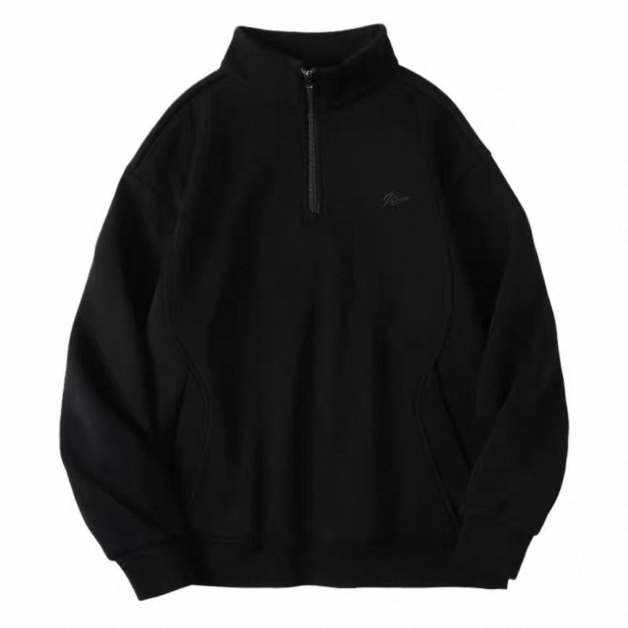 Stand collar zip pullover 1528 - 11