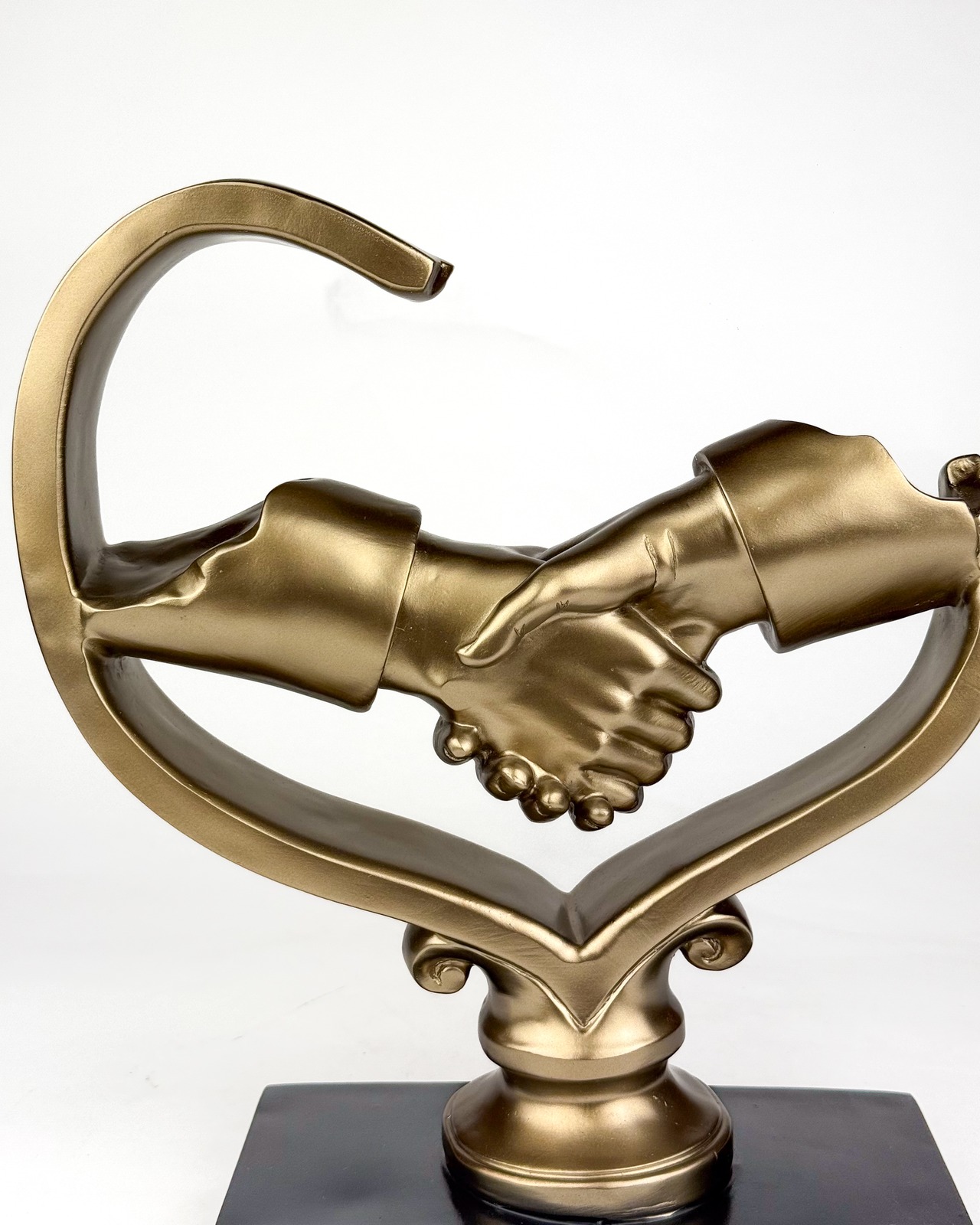 ヴィンテージ雑貨 シェイクハンド ハートベース オブジェ