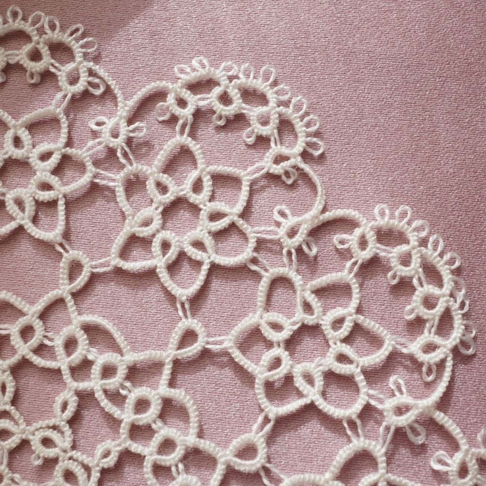 花のワルツドイリー 編み図 Download | AYA Lace