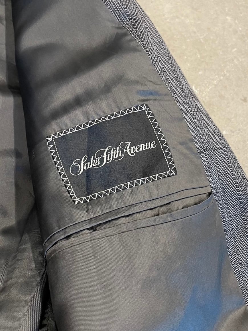 GIORGIO ARMANI × Saks Fifth Avenue” Tailored Jacket MADE IN ITALY