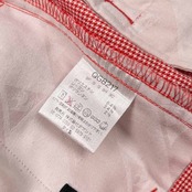 le coq sportif GOLF ルコックスポルティフ ゴルフ 千鳥格子 スラックスパンツ ボトムス 79 /メンズ/レッド系/バックベルト