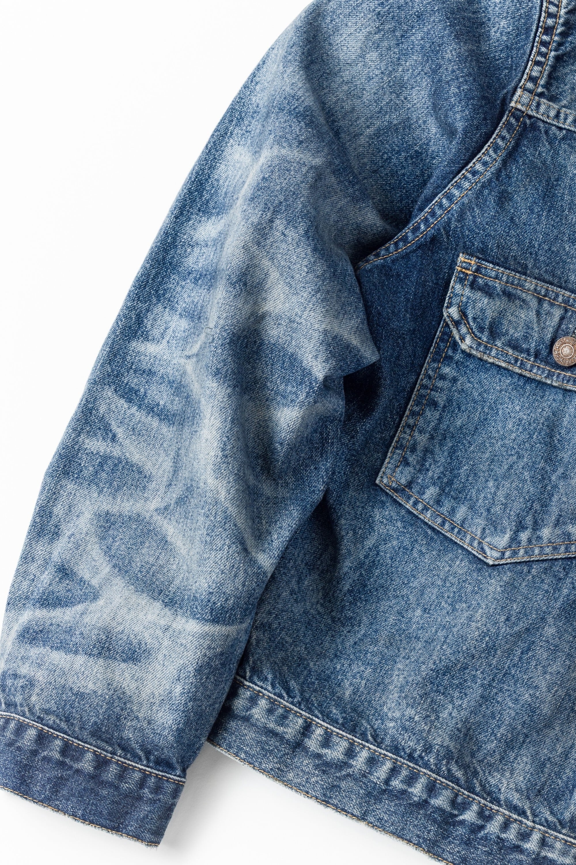 ANACHRONORM/アナクロノーム AGING DOUBLE POCKET DENIM JACKET INDIGO