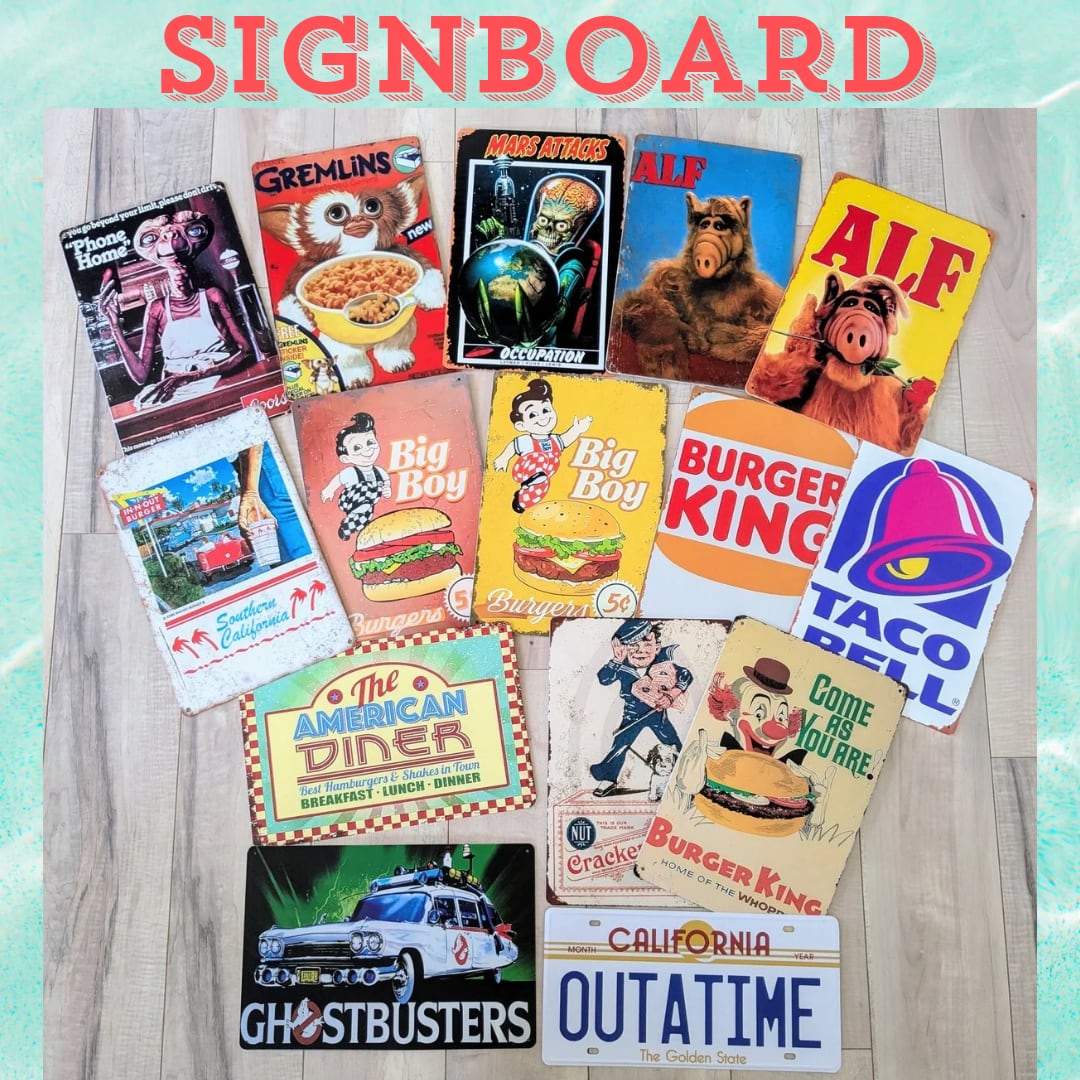 ☆ 送料無料!ちょうどいいブリキ看板 ビンテージ加工【ビッグボーイ(Big Boy)】〚アメリカン雑貨 アメトイ〛