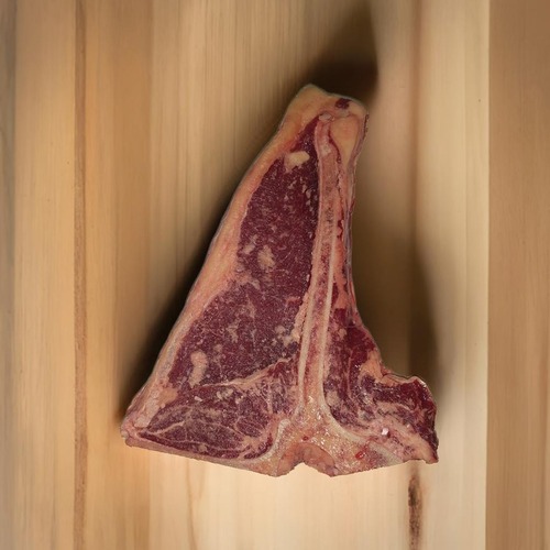 熟成肉 Lボーン ステーキ 熟成牛肉 骨付きステーキ Lボーンステーキ 約400g オーストラリア産 穀物肥育（グレンフェッド） 骨付き牛肉 冷凍 オージー・ビーフ