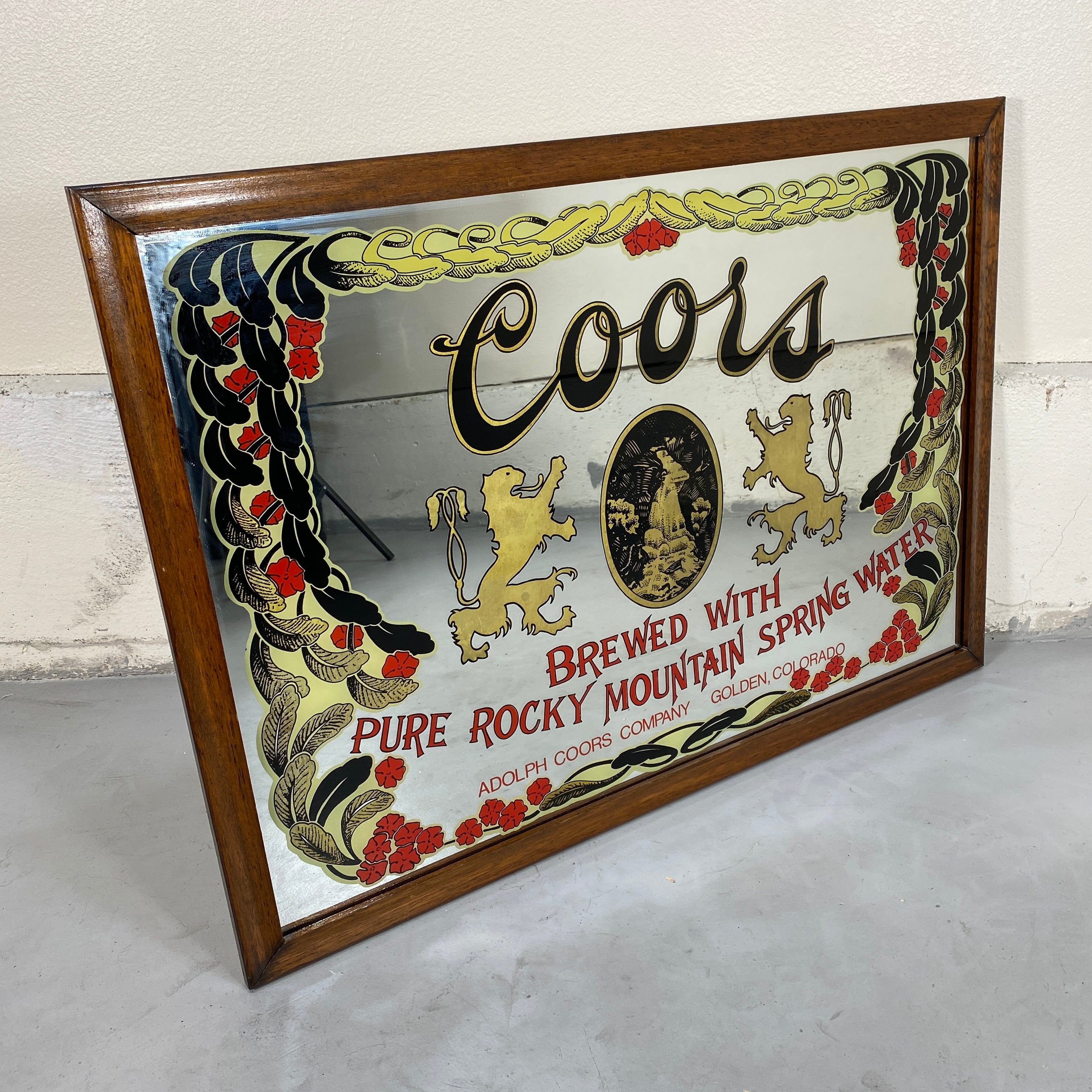 #247 ビンテージ パブミラー Coors クアーズ インテリア