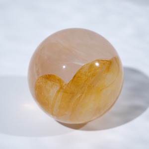 ゴールデンヒーラー イエローヘマタイト ローズクォーツ / スフィア【φ4.5cm】