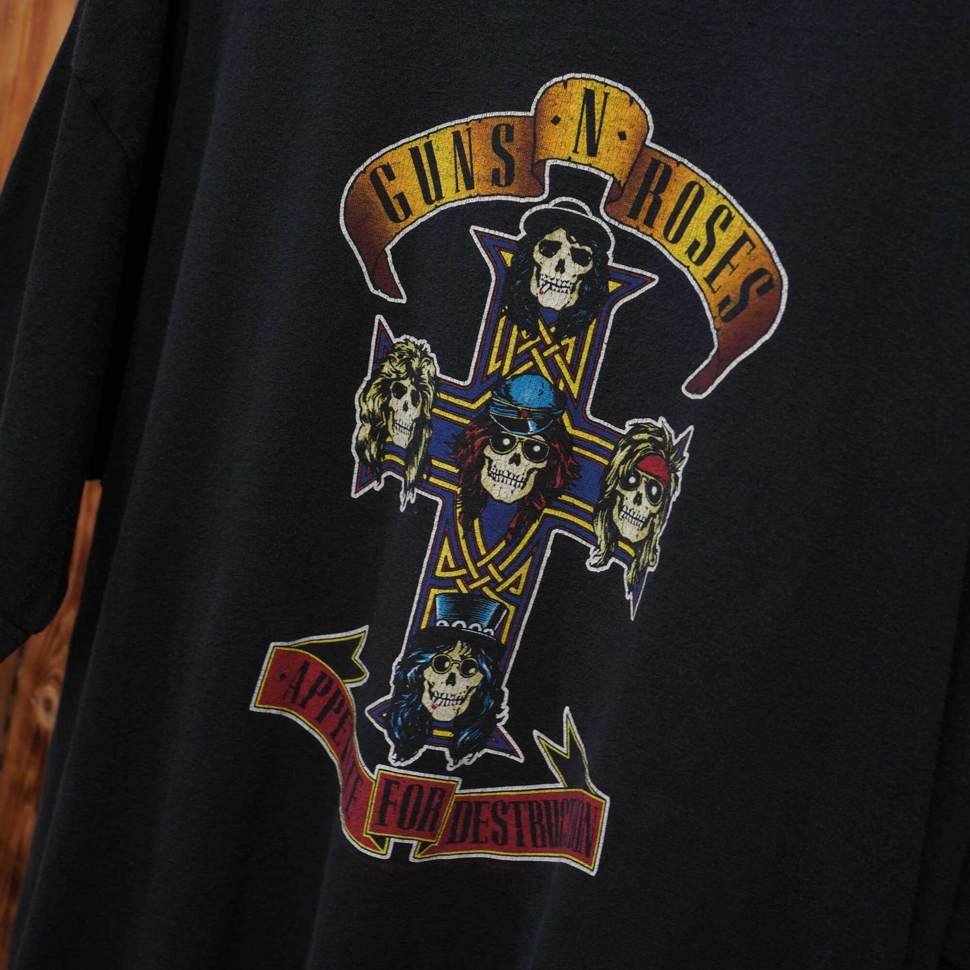 2005年 hanes guns n roses ガンズ&ローゼス Tシャツ XXL appetite for