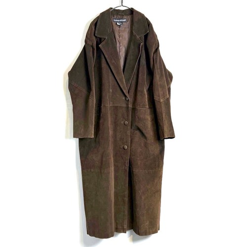 [SAVANNA] Vintage Pig Suede Long Coat [1990s-] Vintage Pig Suede Long Coat