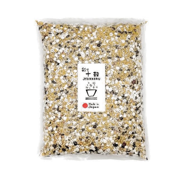 彩り十穀(じゅっこく) 1kg×5袋 国産 ブレンド雑穀米 そば米入り 豆あり 送料無料