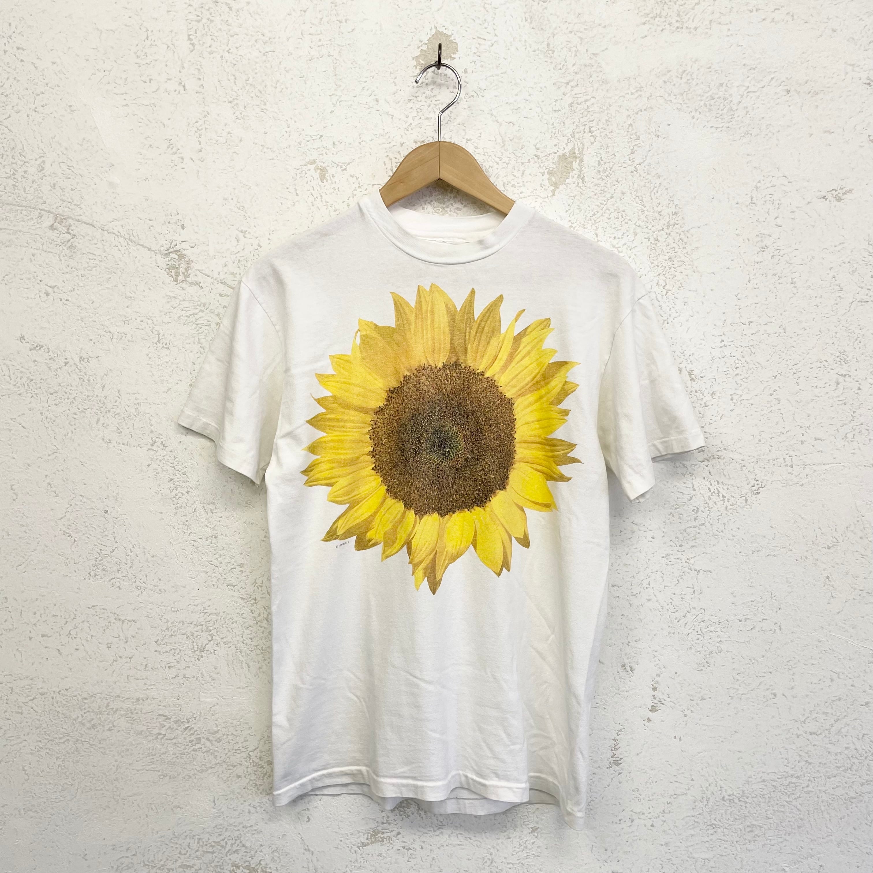 STUDIO Q sunflower Tシャツ  L ひまわり