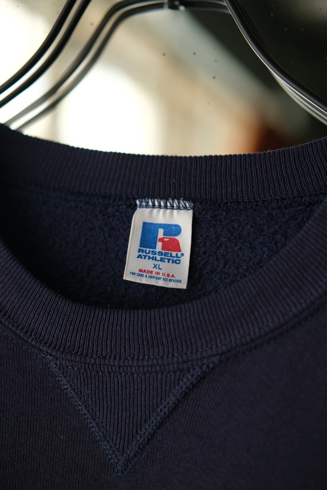 Utah／90's "RUSSELL ATHLETIC"sweat／navy