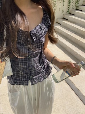 (予約) Liter / Sweety frill blouse