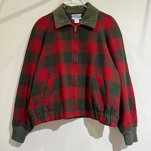 80s Pendleton Wool Blouson 80年代 ペンドルトン ウールジャケット ブルゾン コーズ ブロックチェック