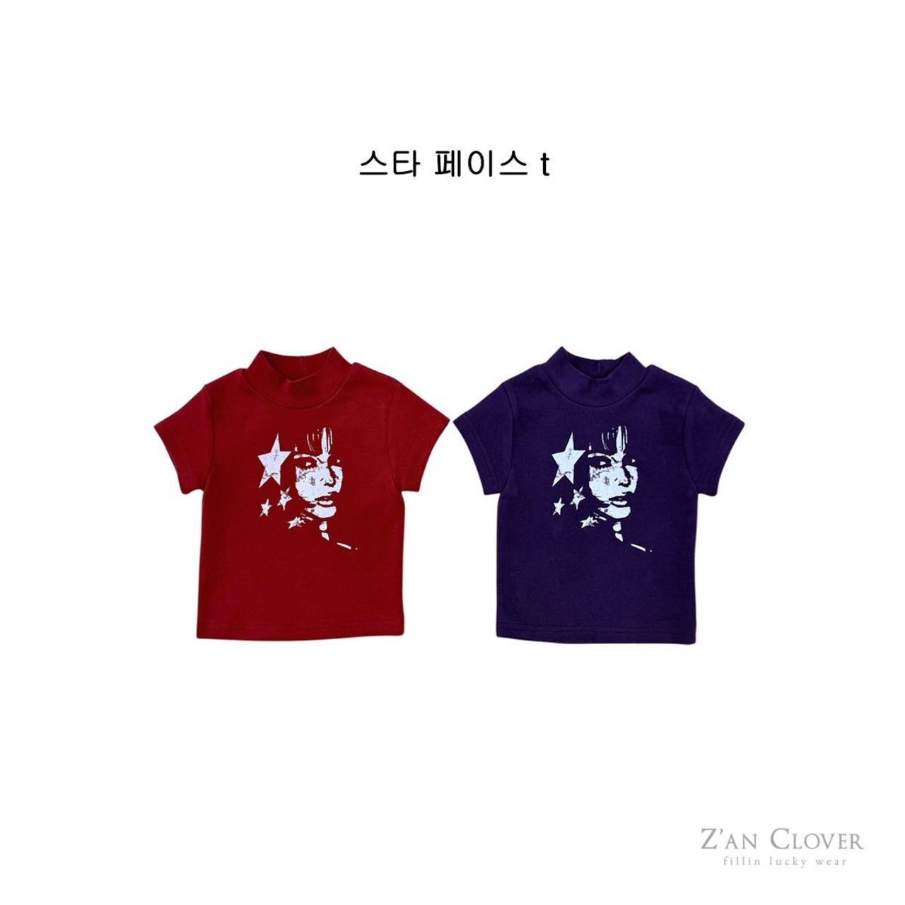 ZAN CLOVER［取寄］star face tee 26winter