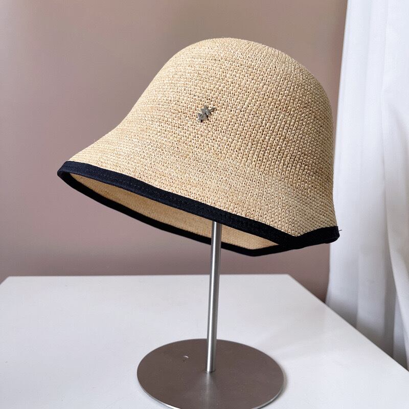 夏 高級天然素材ラフィア 帽子 レディース 折りたたみ uv 日よけ帽子