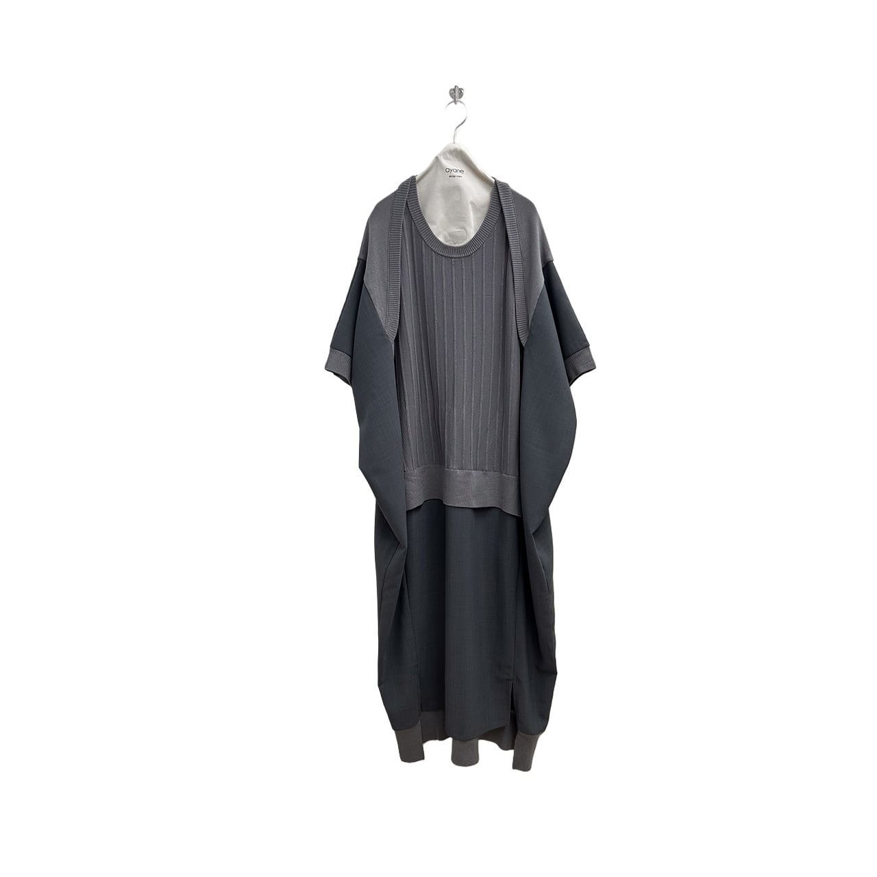 SALE【ayane】ニットドッキングドルマンワンピース 826513 アヤン