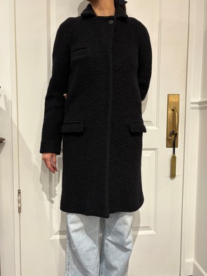 ISABEL MARANT / vintage black chester coat.