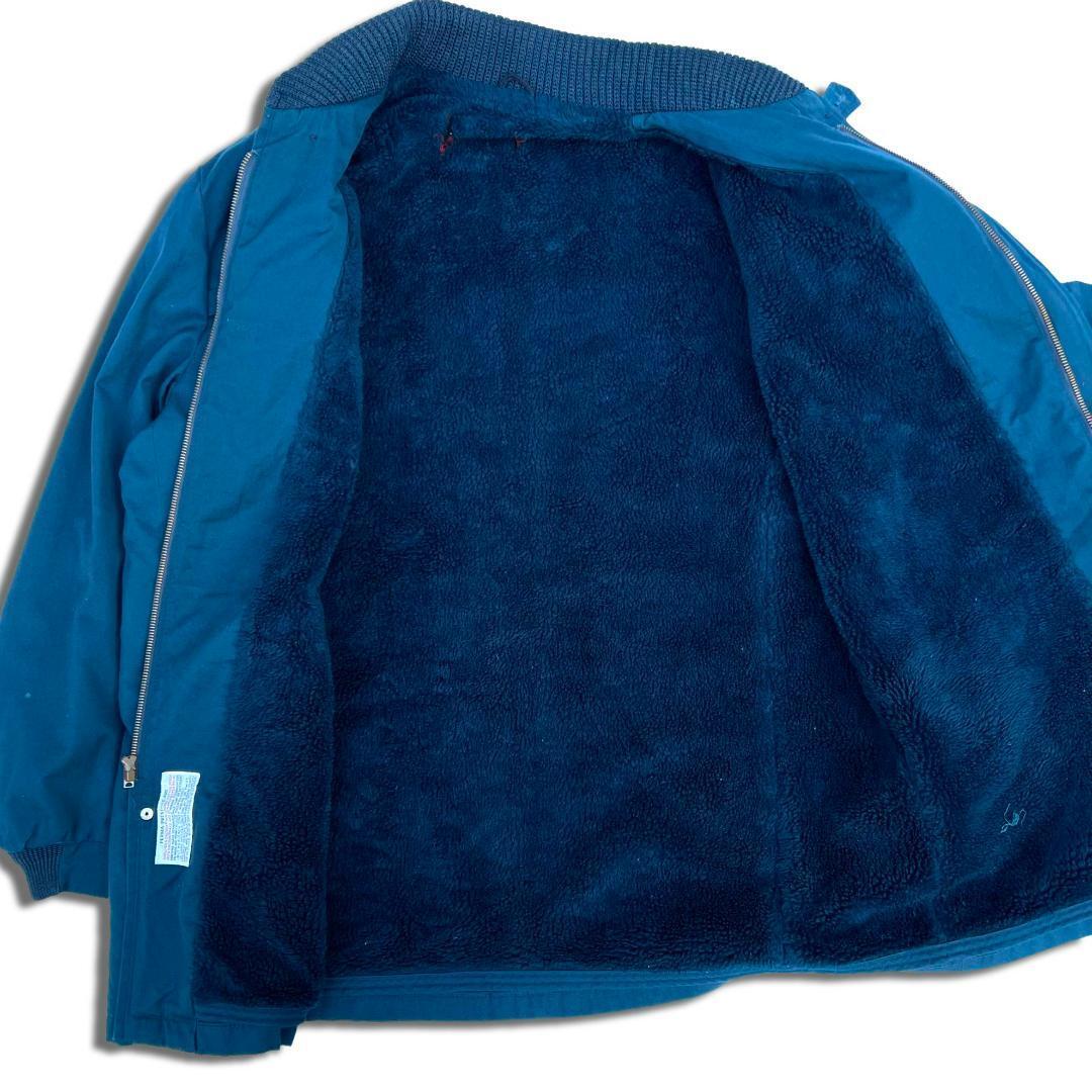 70s 80s シアーズ 裏ボア ファラオジャケット ネイビー 44L XL 70s 80s シアーズ 裏ボア ファラオジャケット ネイビー 44L XL