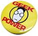 80年代 缶バッジ "GEEK POWER" ｜ ヴィンテージ