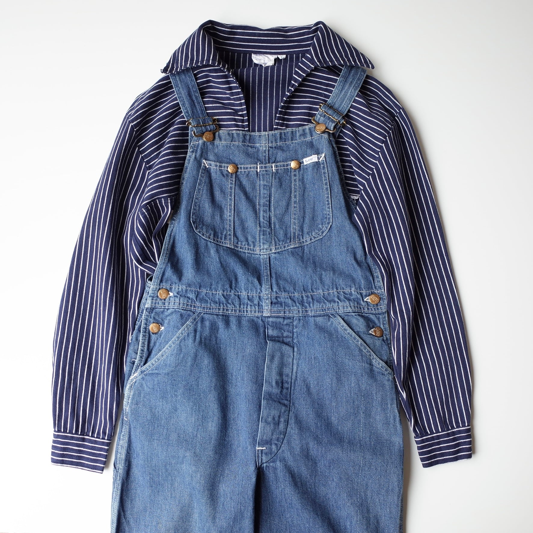 80s USA Lee denim overalls
