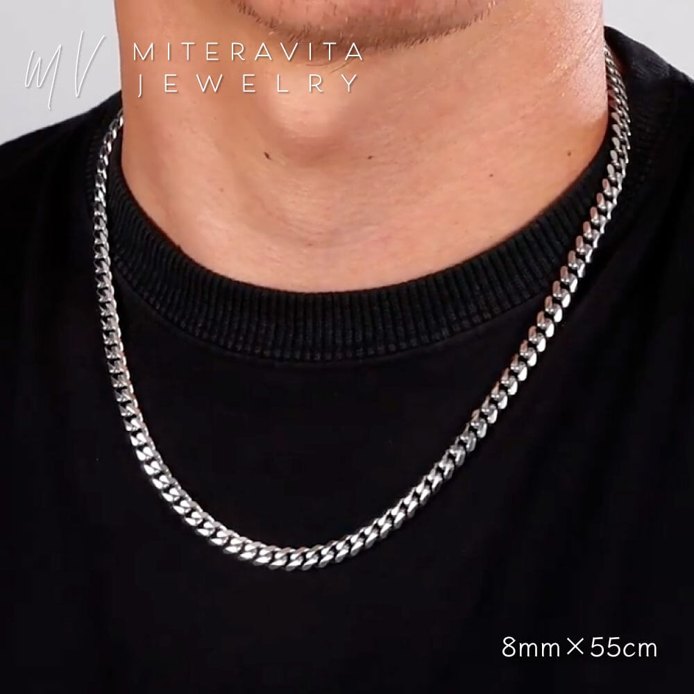 金属アレルギー対応 ネックレス サージカルステンレス メンズ