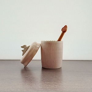 ジャムポット〈ピンク/グリーン〉 notari