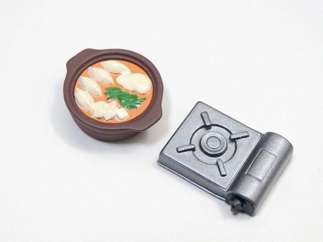 再入荷【903】 各務原なでしこ 小物パーツ ガスコンロと坦々餃子鍋　ねんどろいど